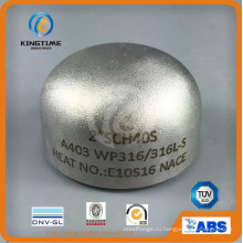 Трубопроводная арматура Нержавеющая сталь 304/304l крышка с ISO9001: 2008 (KT0292)